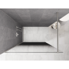 Mexen Kioto paroi de douche Walk-in 70 x 200 cm, ombre noire 8 mm, nickel brossé - 800-070-101-97-76
