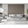 Mexen Lam-F Nano 01 lamele ścienne akustyczne 280 x 32,4 cm, filc 5 mm, fornir techniczny, Szary Dąb - S108-280-01-043