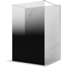Mexen Kioto paroi de douche autoportante 150 x 200 cm, ombre noire 8 mm, nickel brossé - 800-150-002-97-76