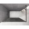 Mexen Kioto mampara de ducha Walk-in 130 x 200 cm, crackle grafito 12 mm, cromo - 800-130-101-01-44-X