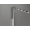 Mexen Kioto pannello doccia Walk-in 130 x 200 cm, crackle grafite 12 mm, cromo - 800-130-101-01-44-X