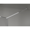 Mexen Kioto douchewand Walk-in 130 x 200 cm, crackle grafiet 12 mm, chroom - 800-130-101-01-44-X