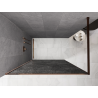 Mexen Kioto Duschwand Walk-in 120 x 200 cm, Crackle-Graphit 12 mm, Roségold - 800-120-101-60-44-X
