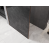 Mexen Kioto parede de duche Walk-in 90 x 200 cm, vidraça grafite 12 mm, cobre escovado - 800-090-101-65-44-X