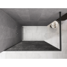 Mexen Kioto douchewand Walk-in 130 x 200 cm, crackle grafiet 12 mm, geborsteld kanon grijs - 800-130-101-66-44-X