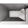 Mexen Kioto parede de duche Walk-in 110 x 200 cm, crackle grafite 12 mm, gun metal - 800-110-101-95-44-X