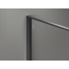 Mexen Kioto parede de duche Walk-in 110 x 200 cm, crackle grafite 12 mm, gun metal - 800-110-101-95-44-X
