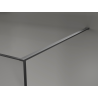Mexen Kioto parede de duche Walk-in 110 x 200 cm, crackle grafite 12 mm, gun metal - 800-110-101-95-44-X