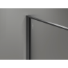 Mexen Kioto parede de duche Walk-in 80 x 200 cm, crackle grafite 12 mm, metal escurecido - 800-080-101-95-44-X