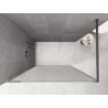 Mexen Kioto douchescherm Walk-in 120 x 200 cm, crackle transparant 12 mm, chroom - 800-120-101-01-04-X