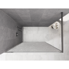 Mexen Kioto ścianka prysznicowa Walk-in 130 x 200 cm, crackle transparent 12 mm, chrom - 800-130-101-01-04-X