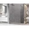 Mexen Kioto Duschwand Walk-in 80 x 200 cm, Crackle Transparent 12 mm, Chrom - 800-080-101-01-04-X