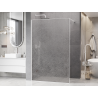 Mexen Kioto douchewand Walk-in 140 x 200 cm, crackle transparant 12 mm, wit - 800-140-101-20-04-X