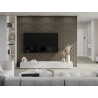 Mexen Lam-SF 01 Schallabsorber Wandleisten 280 x 30 cm, Filz 9 mm, technische Furnier, Graue Eiche - S106-280-01-043