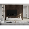 Mexen Lam-SF 01 lamele ścienne akustyczne 280 x 30 cm, filc 9 mm, fornir techniczny, Dąb Mocca - S106-280-01-045