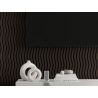 Mexen Lam-SF 01 lamele ścienne akustyczne 280 x 30 cm, filc 9 mm, fornir techniczny, Czarny Dąb - S106-280-01-046