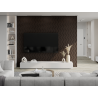 Mexen Lam-SF 01 Akustische Wandpaneele 280 x 30 cm, Filz 9 mm, technisches Furnier, Schwarze Eiche - S106-280-01-046