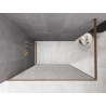 Mexen Kioto διαχωριστικό ντουζιέρας Walk-in 130 x 200 cm, crackle διάφανο 12 mm,