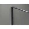 Mexen Kioto διαχωριστικό ντους Walk-in 140 x 200 εκ, crackle διαφανές 12 mm, γκρι όπλο