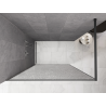 Mexen Kioto parede de chuveiro Walk-in 120 x 200 cm, crackle transparente 12 mm, metal escuro - 800-120-101-95-04-X