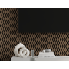 Mexen Lam-SF 02 lamele ścienne akustyczne 280 x 30 cm, filc 9 mm, fornir techniczny, Ciemny Orzech - S106-280-02-044
