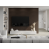 Mexen Lam-SF 02 Akustische Wandlamellen 280 x 30 cm, Filz 9 mm, technisches Furnier, Mocca Eiche - S106-280-02-045