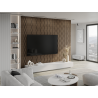 Mexen Lam-SF 26 lamele ścienne akustyczne 280 x 30 cm, filc 9 mm, fornir techniczny, Ciemny Orzech - S106-280-26-044