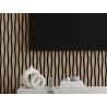 Mexen Lam-SF 01 Lam-SF 26 akustische Wandpaneele, 280 x 30 cm, Filz 9 mm, technisches Furnier, Hellnuss - S106-280-26-047