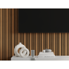 Mexen Lam-F Slim 01 lamele ścienne akustyczne 280 x 36,5 cm, filc 9 mm, fornir techniczny, Dąb Natural - S107-280-01-042