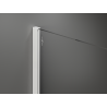 Mexen Kioto painel de duche Walk-in 120 x 200 cm, bronze 8 mm, branco - 800-120-101-20-32