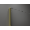 Mexen Kioto ścianka prysznicowa Walk-in 120 x 200 cm, brąz 8 mm, złota - 800-120-101-50-32