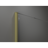 Mexen Kioto ścianka prysznicowa Walk-in 80 x 200 cm, brąz 8 mm, złota szczotkowana - 800-080-101-55-32