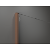 Mexen Kioto ścianka prysznicowa Walk-in 100 x 200 cm, brąz 8 mm, miedź szczotkowana - 800-100-101-65-32