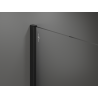 Mexen Kioto ścianka prysznicowa Walk-in 90 x 200 cm, brąz 8 mm, czarna - 800-090-101-70-32