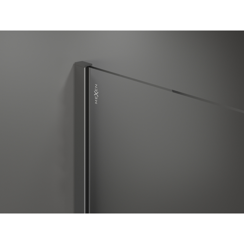 Mexen Kioto ścianka prysznicowa Walk-in 100 x 200 cm, brąz 8 mm, gun metal - 800-100-101-95-32