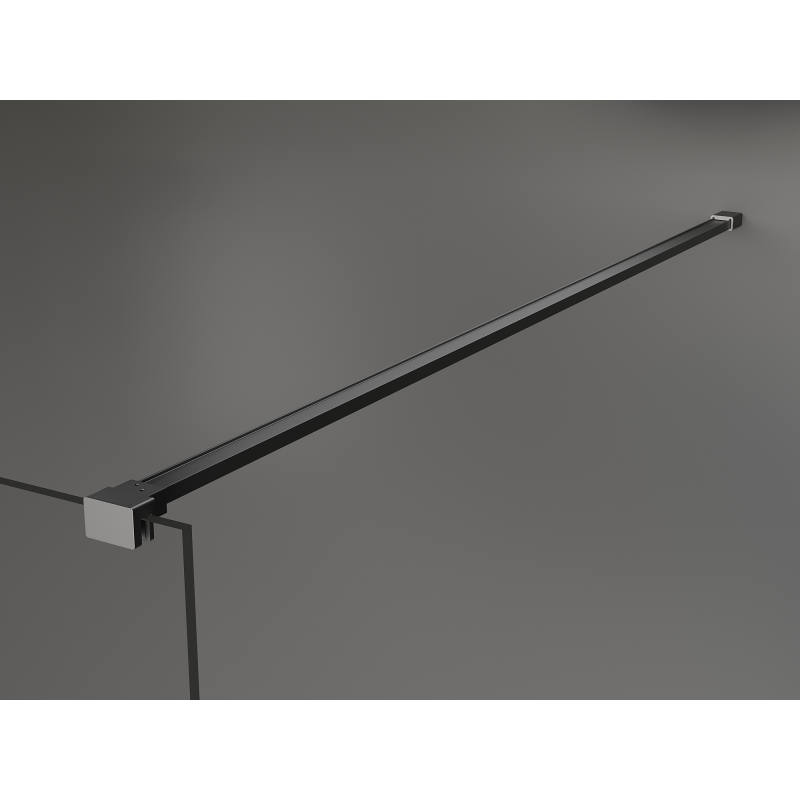 Mexen Kioto staklena stijena za tuš Walk-in 140 x 200 cm, smeđa 8 mm, gun metal - 800-140-101-95-32