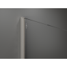 Mexen Kioto ścianka prysznicowa Walk-in 70 x 200 cm, brąz 8 mm, nikiel szczotkowany - 800-070-101-97-32