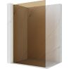 Mexen Kioto L ścianka prysznicowa Walk-in 70 x 200 cm, brąz, złota - 800-070-103-50-32