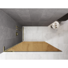 Mexen Kioto L ścianka prysznicowa Walk-in 70 x 200 cm, brąz, złota - 800-070-103-50-32