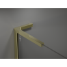 Mexen Kioto L Paroi de douche Walk-in 80 x 200 cm, bronze, dorée - 800-080-103-50-32