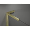 Mexen Kioto L Duschvägg Walk-in 80 x 200 cm, brons, guld borstad - 800-080-103-55-32