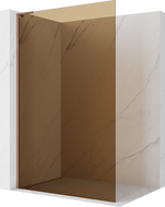 Mexen Kioto L ścianka prysznicowa Walk-in 70 x 200 cm, brąz, miedź szczotkowana - 800-070-103-65-32
