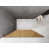 Mexen Kioto L ścianka prysznicowa Walk-in 90 x 200 cm, brąz, miedź szczotkowana - 800-090-103-65-32