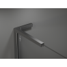 Mexen Kioto L ścianka prysznicowa Walk-in 70 x 200 cm, brąz, gun gray szczotkowany - 800-070-103-66-32