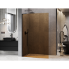 Mexen Kioto L ścianka prysznicowa Walk-in 100 x 200 cm, brąz, czarna - 800-100-103-70-32