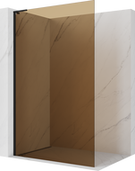 Mexen Kioto L ścianka prysznicowa Walk-in 100 x 200 cm, brąz, czarna - 800-100-103-70-32