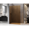 Mexen Kioto L ścianka prysznicowa Walk-in 120 x 200 cm, brąz, gun metal - 800-120-103-95-32