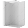 Mexen Kioto-P ścianka prysznicowa Walk-in 70 x 200 cm, transparent 8 mm, chrom - 800-070-101-01-00-P