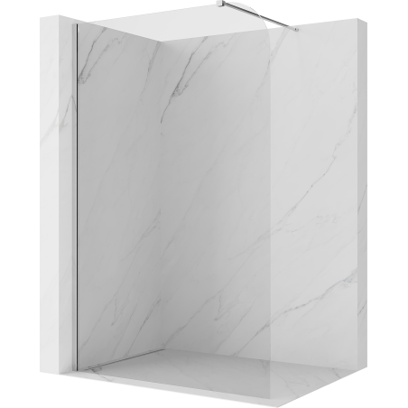 Mexen Kioto-P duschvägg Walk-in 80 x 200 cm, transparent 8 mm, krom - 800-080-101-01-00-P