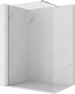 Mexen Kioto-P ścianka prysznicowa Walk-in 80 x 200 cm, transparent 8 mm, chrom - 800-080-101-01-00-P